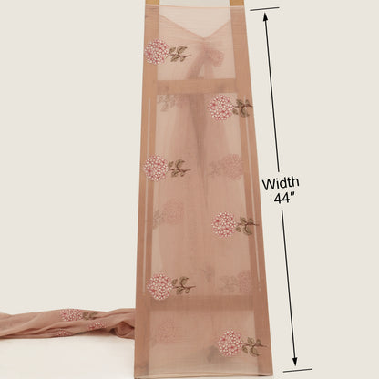 Chanderi Embroidery Fabric