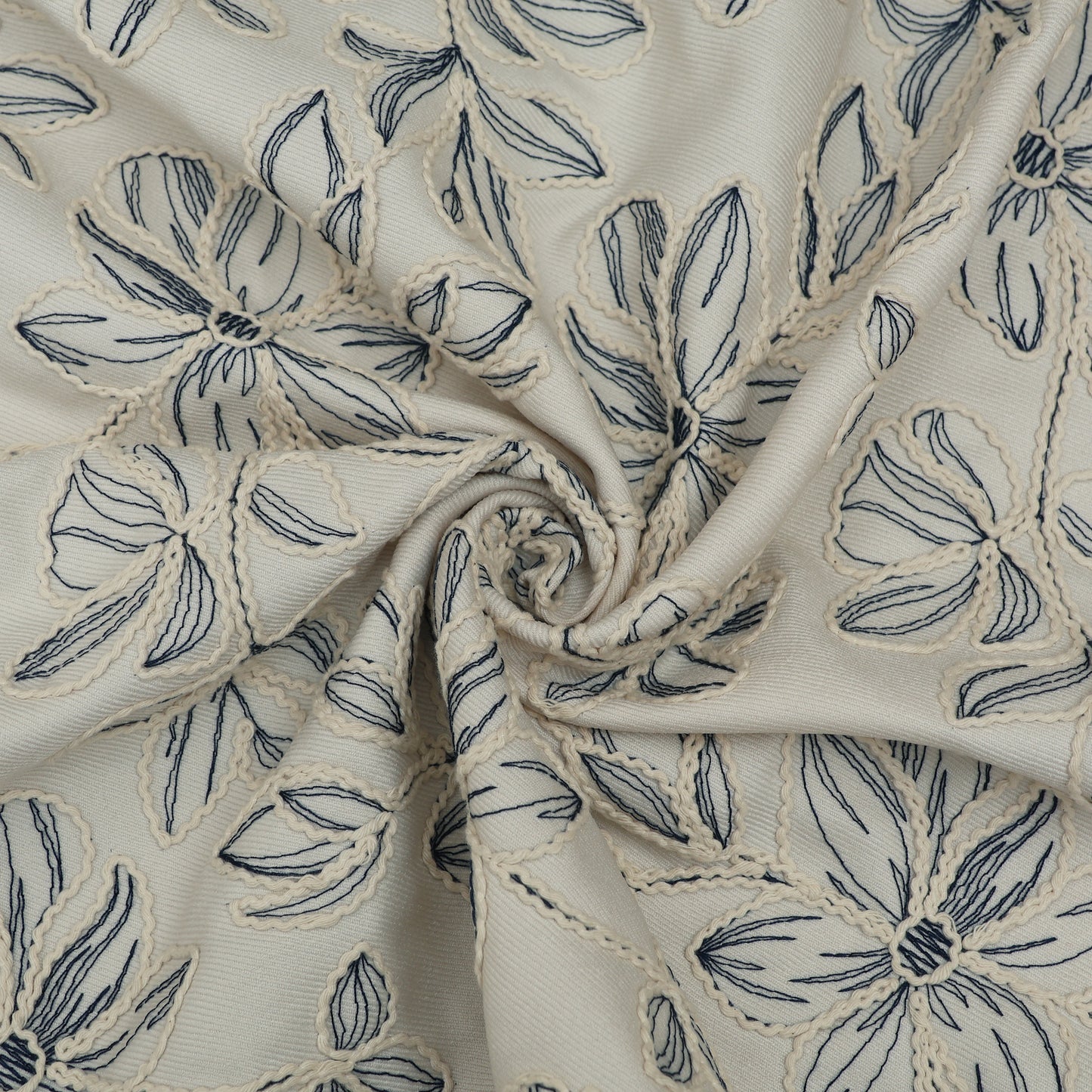 Spun Silk Embroidery