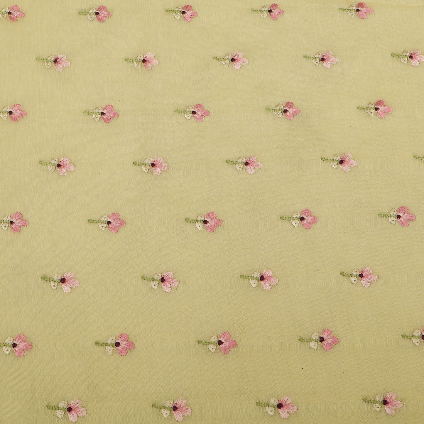 Mul Chanderi Embroidery Fabric