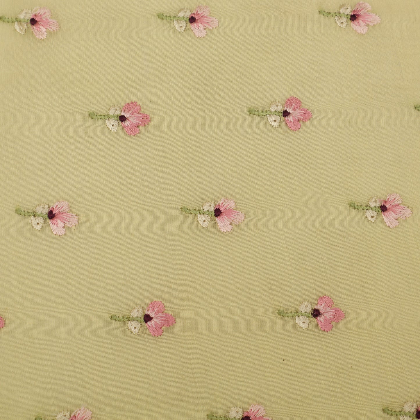 Mul Chanderi Embroidery Fabric