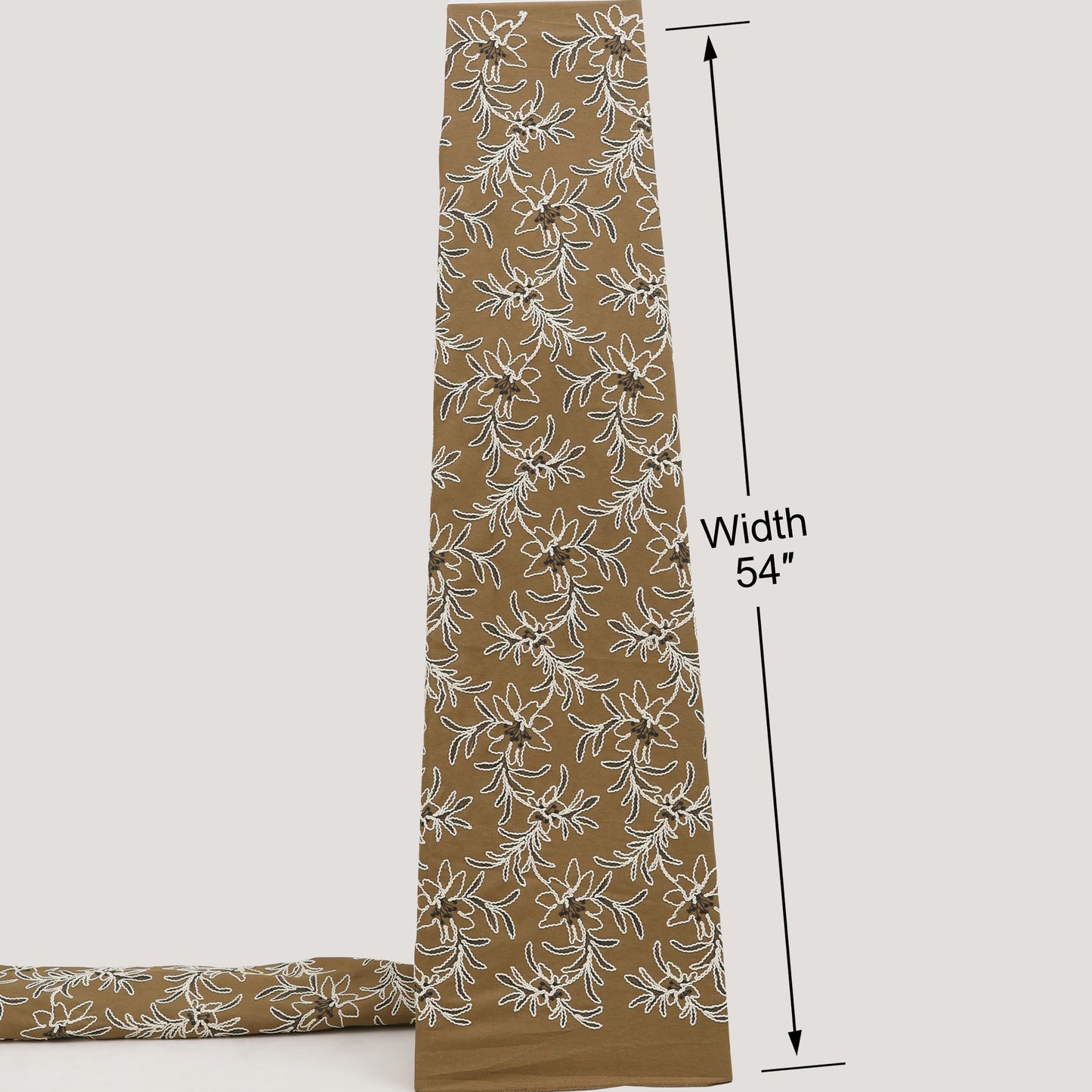 Spun Silk Embroidery Fabric