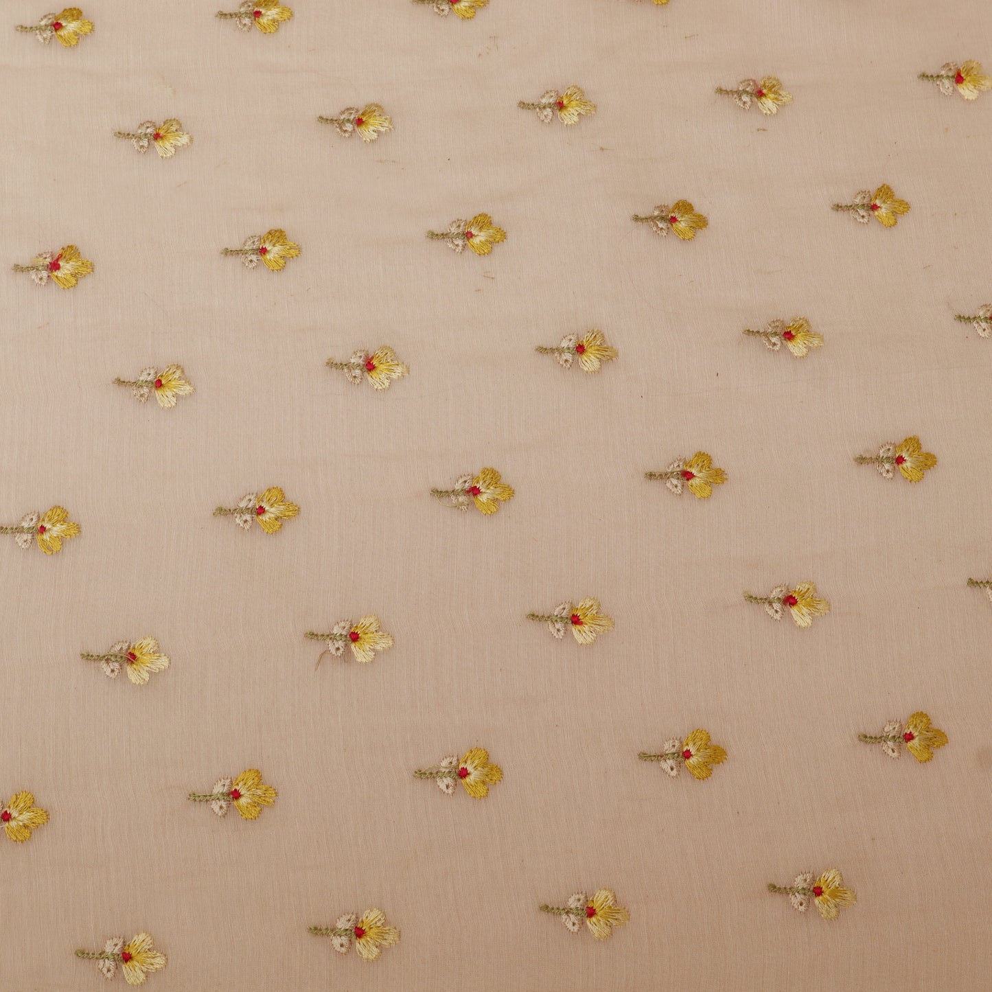 Mul Chanderi Embroidery Fabric