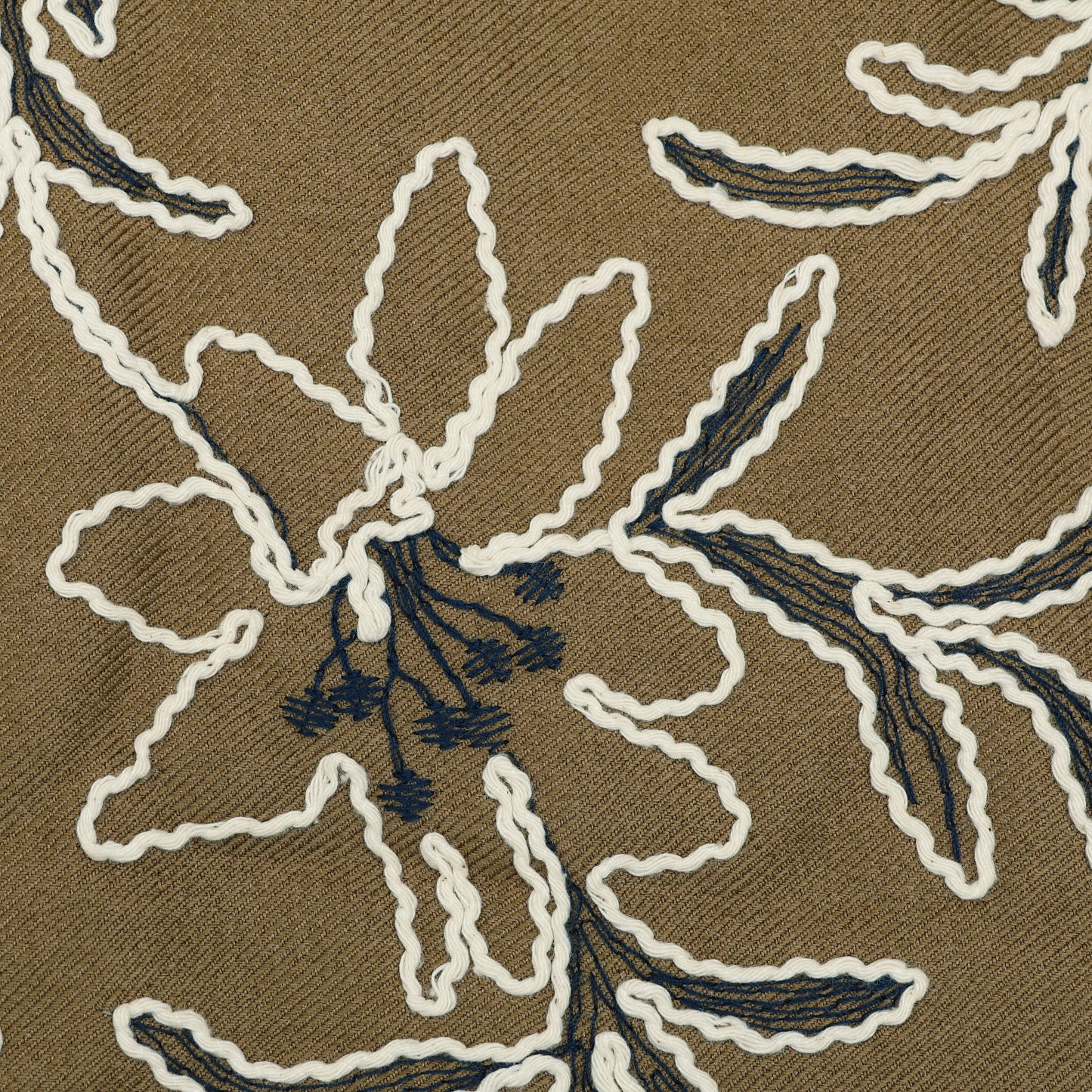 Spun Silk Embroidery Fabric