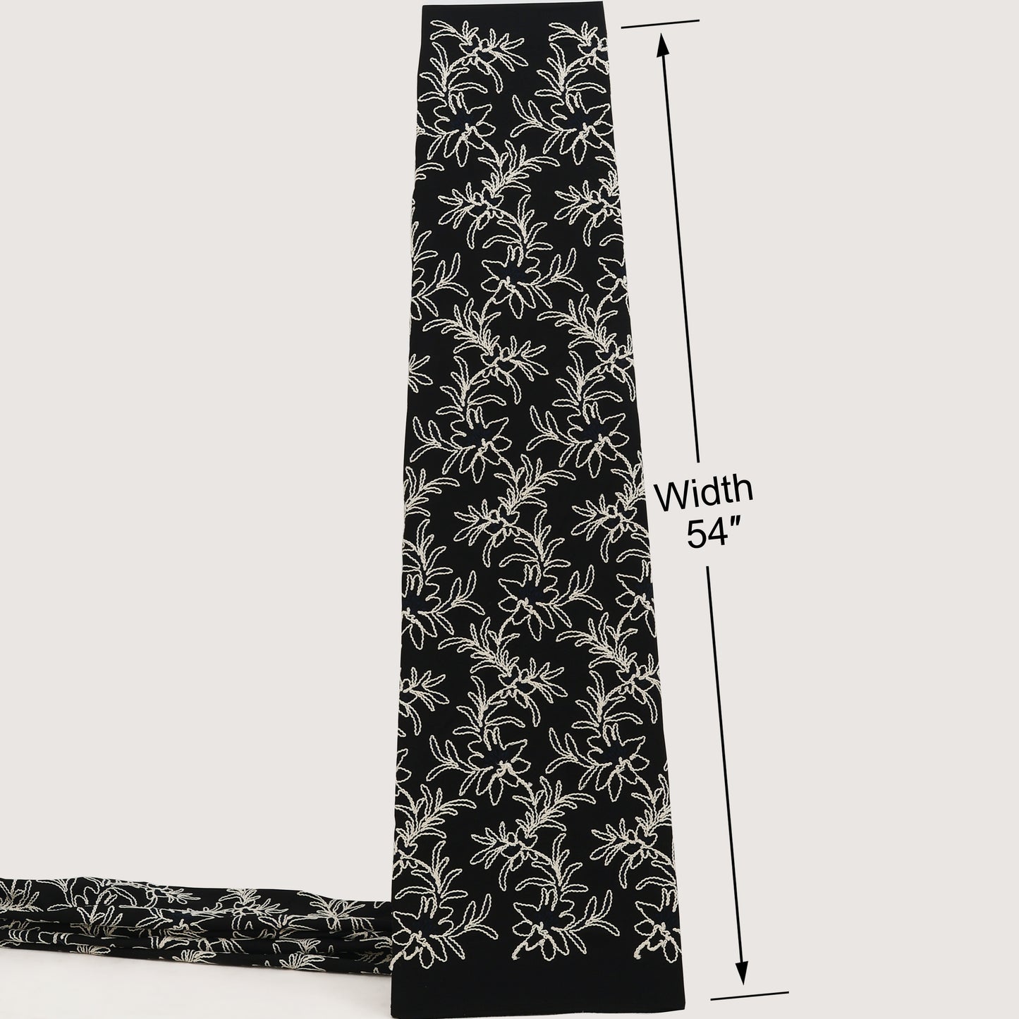 Spun Silk Embroidery Fabric