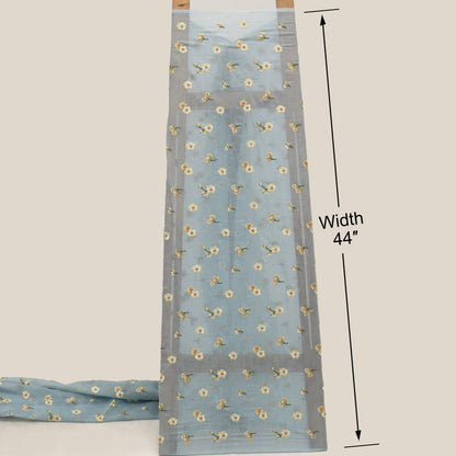 Chanderi Embroidery Fabric