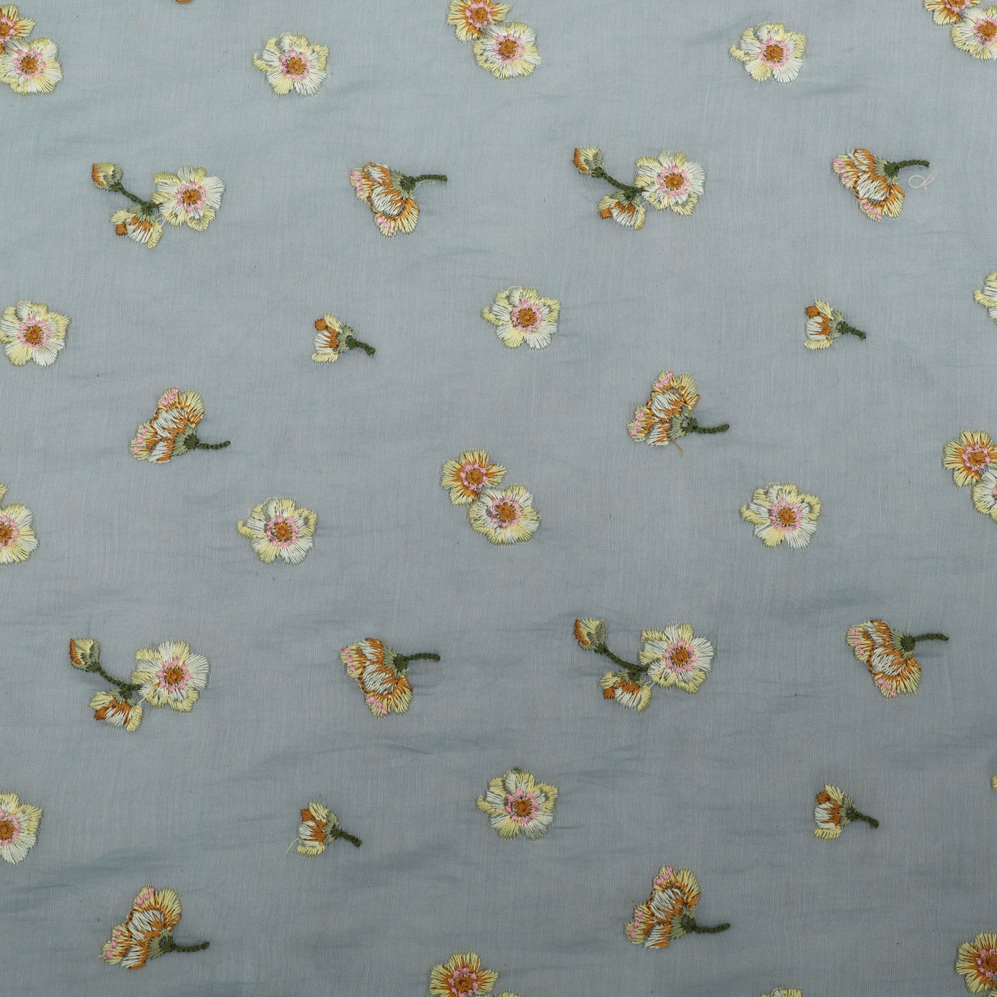Chanderi Embroidery Fabric