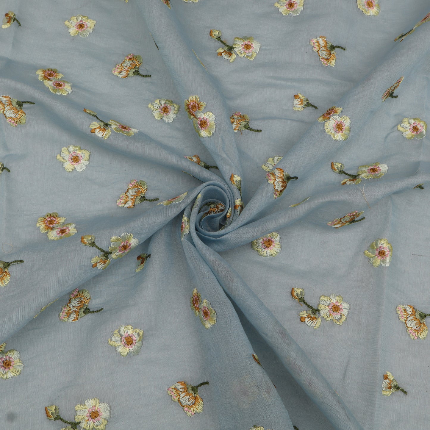 Chanderi Embroidery Fabric