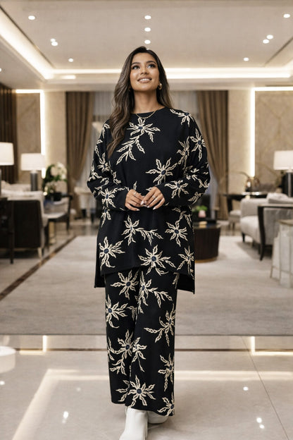 Spun Silk Embroidery Fabric