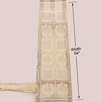 Chanderi Embroidery Fabric