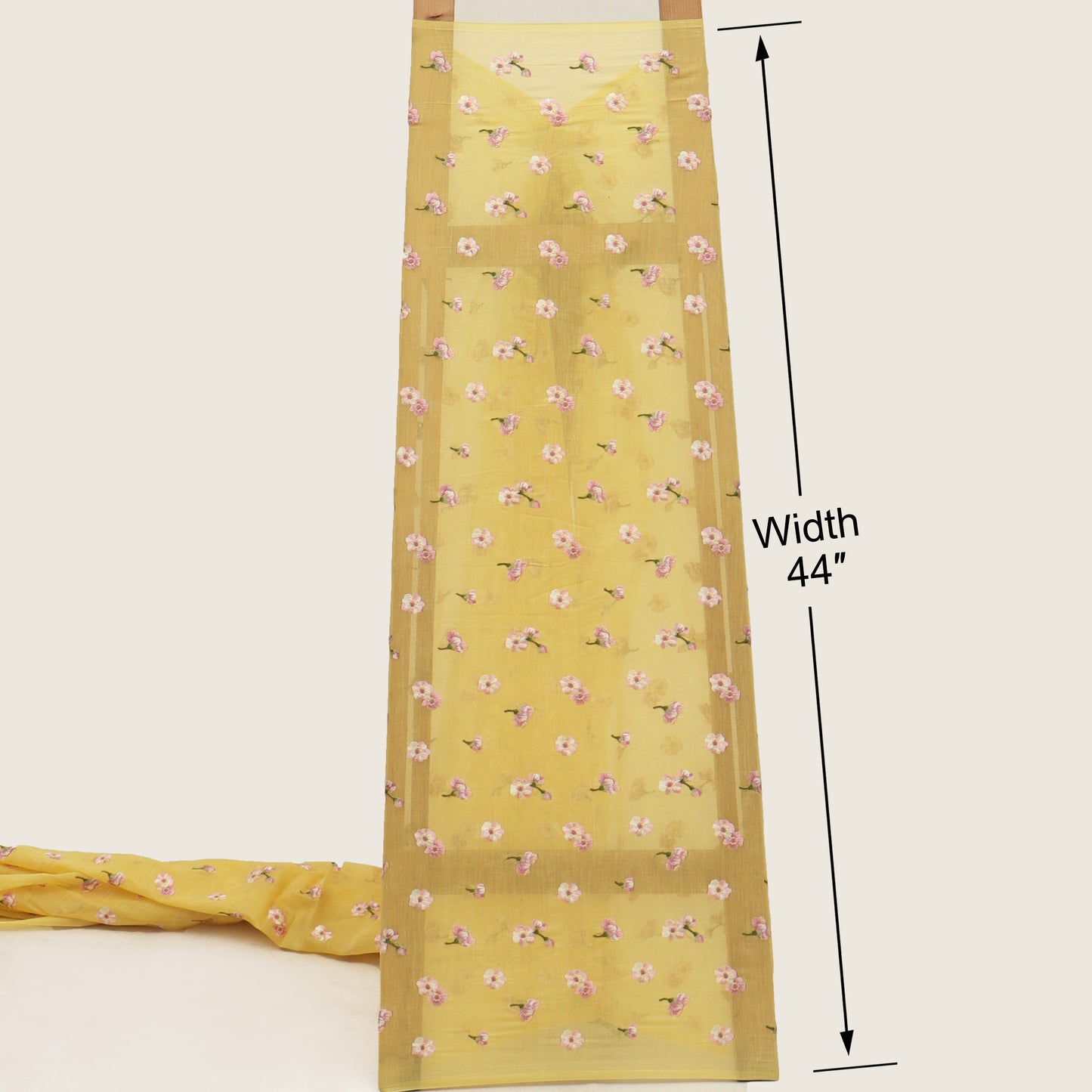 Chanderi Embroidery Fabric