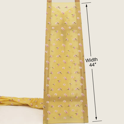 Chanderi Embroidery Fabric
