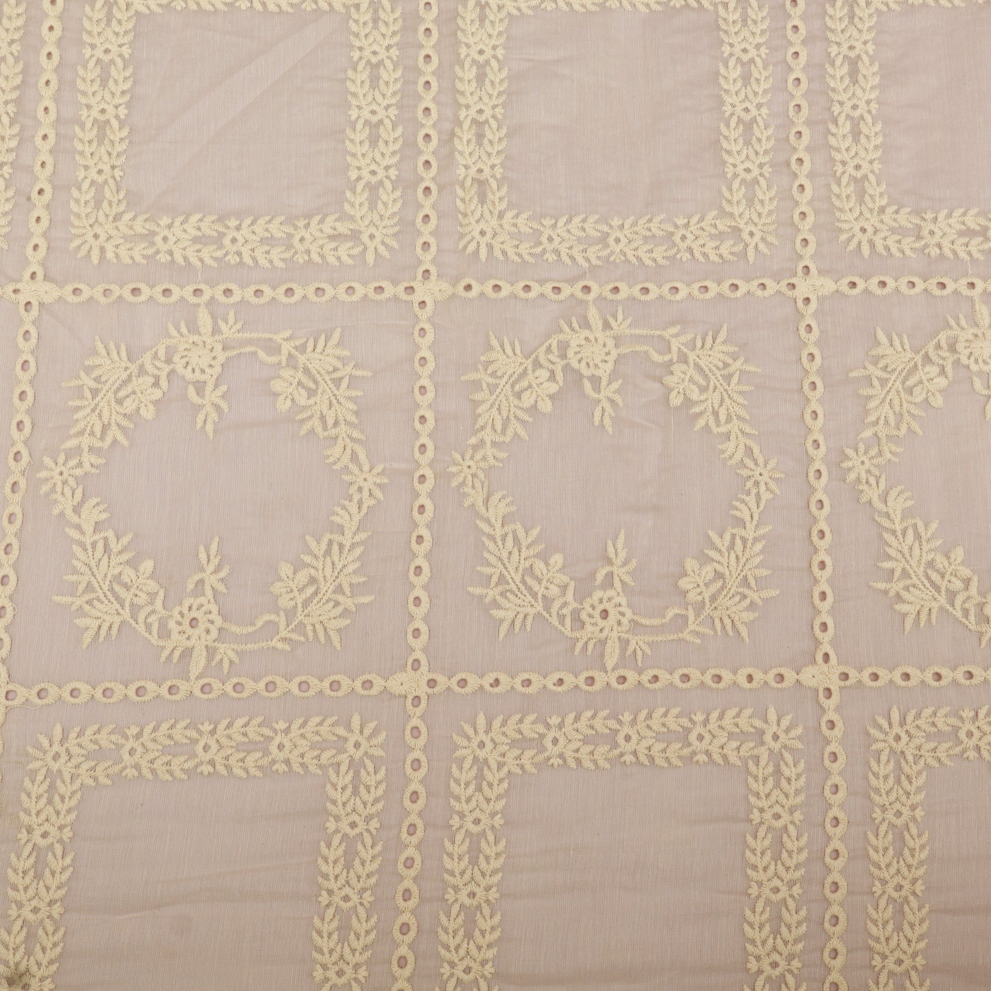 Chanderi Embroidery Fabric