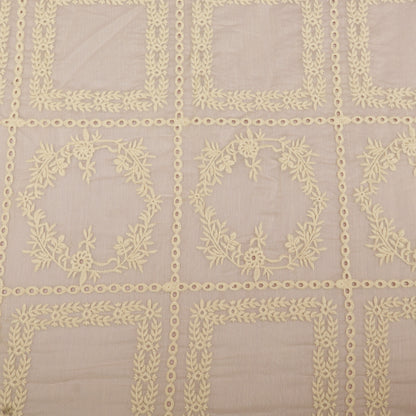 Chanderi Embroidery Fabric
