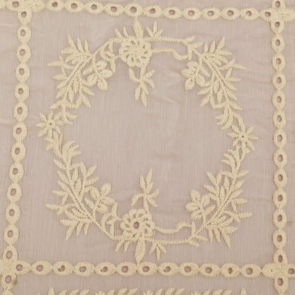 Chanderi Embroidery Fabric