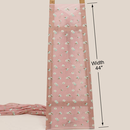 Chanderi Embroidery Fabric