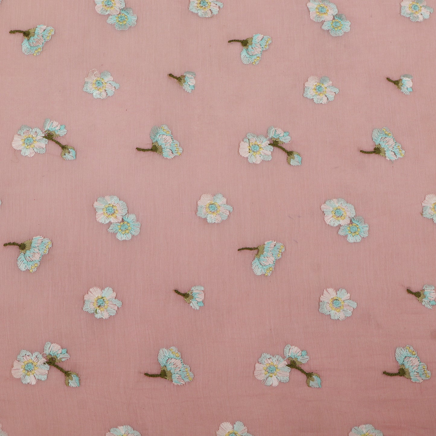 Chanderi Embroidery Fabric