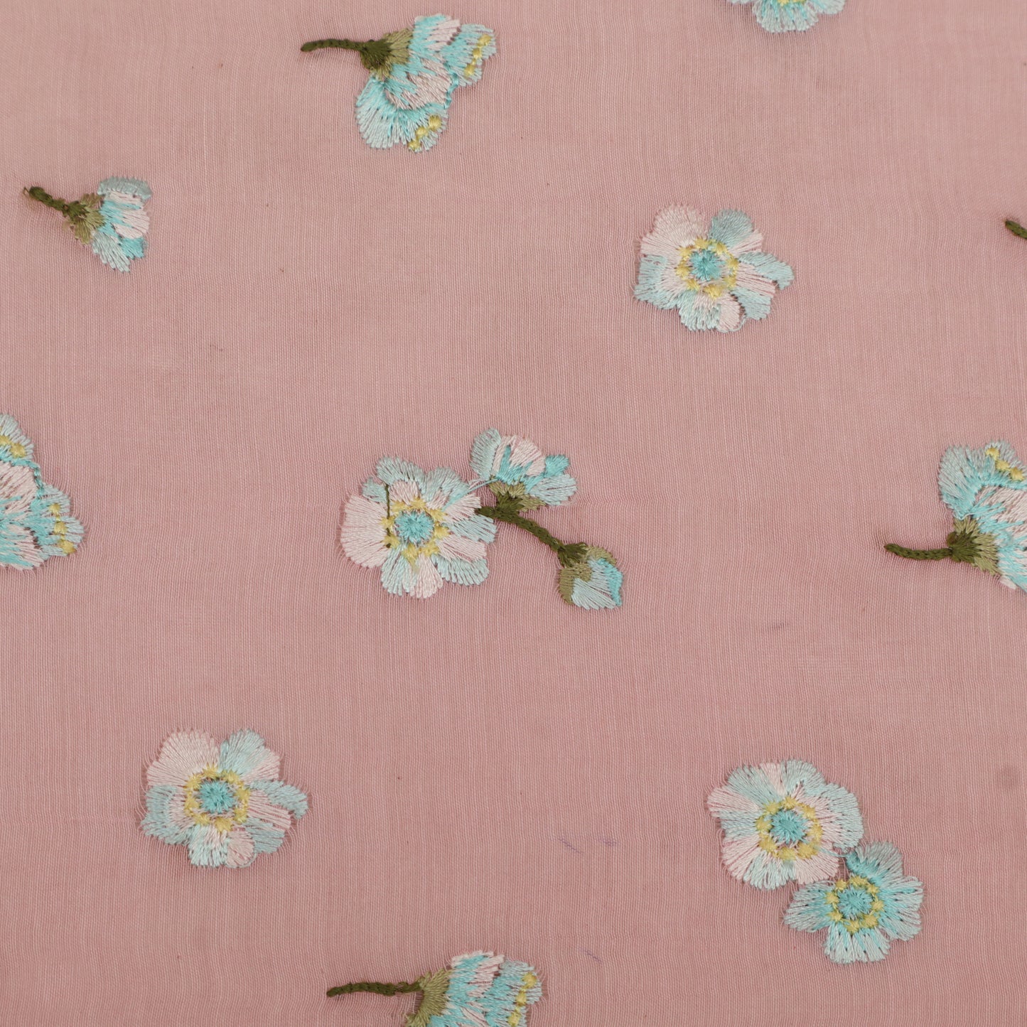 Chanderi Embroidery Fabric