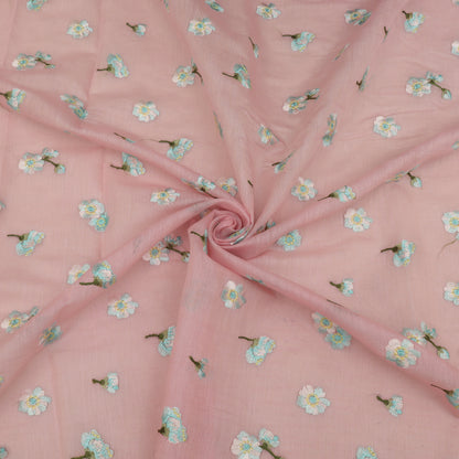 Chanderi Embroidery Fabric