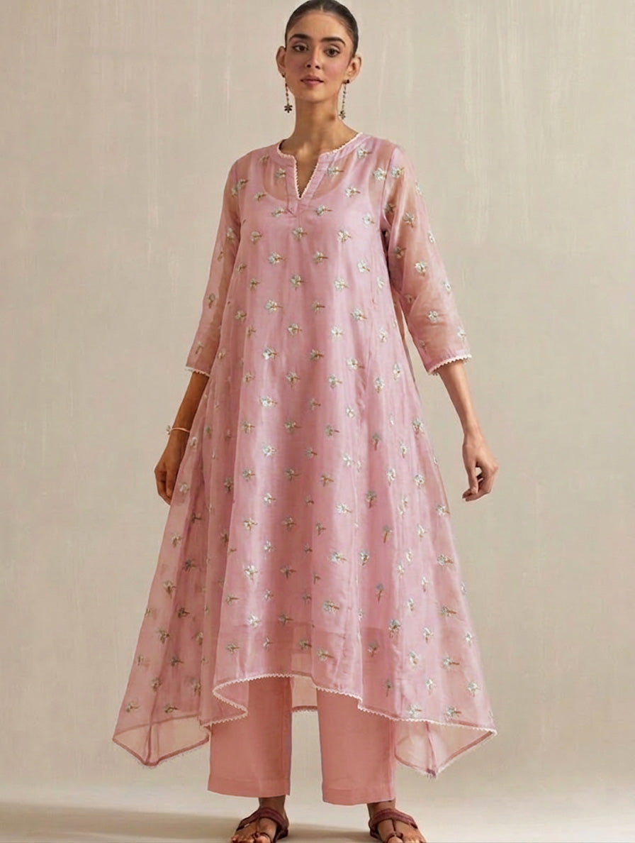 Chanderi Embroidery Fabric