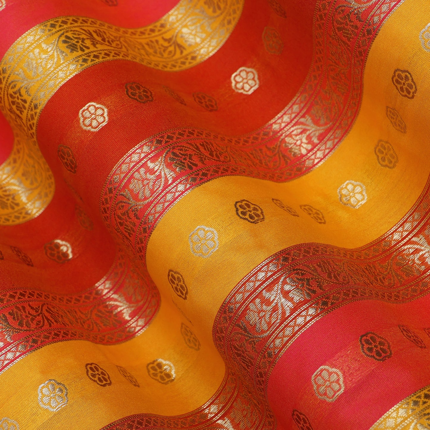 Multi Color Brocade Fabric