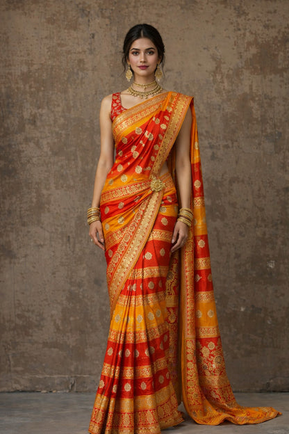 Multi Color Brocade Fabric