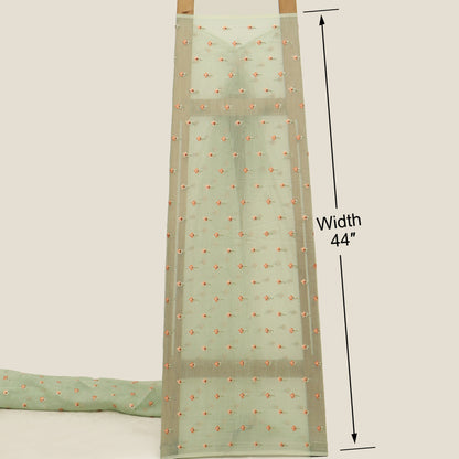 Mul Chanderi Embroidery Fabric