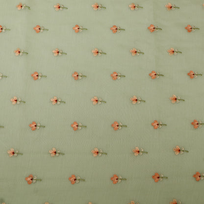 Mul Chanderi Embroidery Fabric