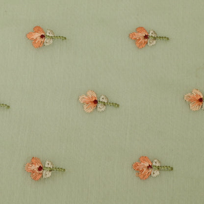 Mul Chanderi Embroidery Fabric