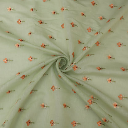 Mul Chanderi Embroidery Fabric