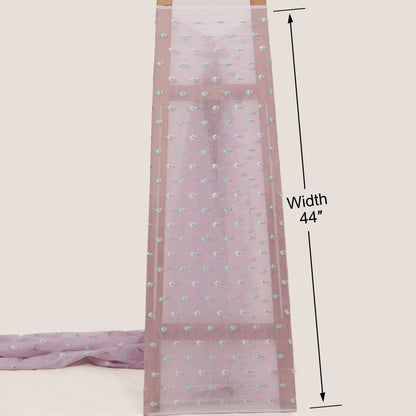 Mul Chanderi Embroidery Fabric