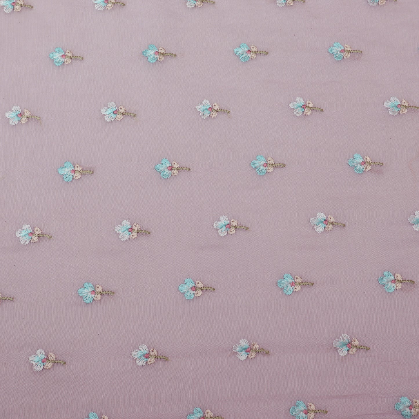Mul Chanderi Embroidery Fabric