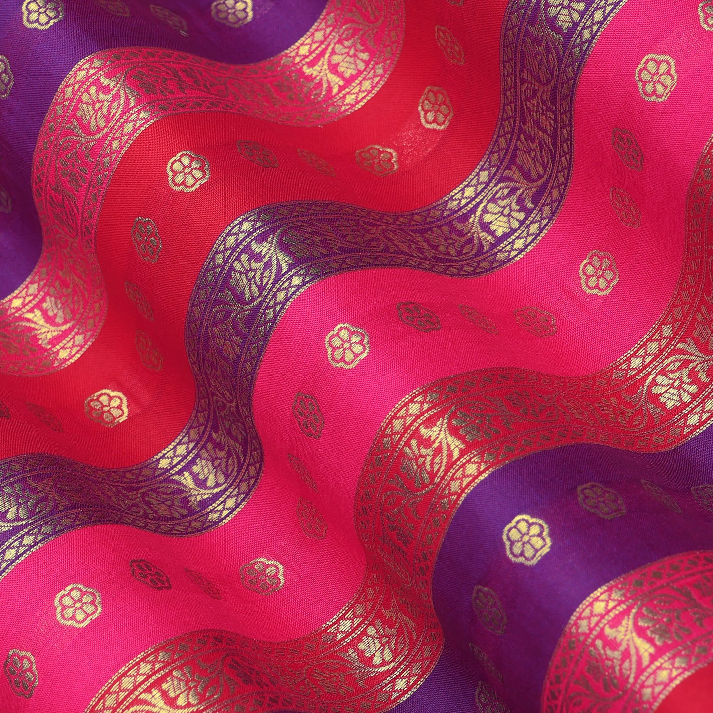 Multi Color Brocade Fabric