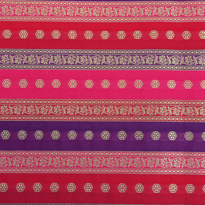 Multi Color Brocade Fabric