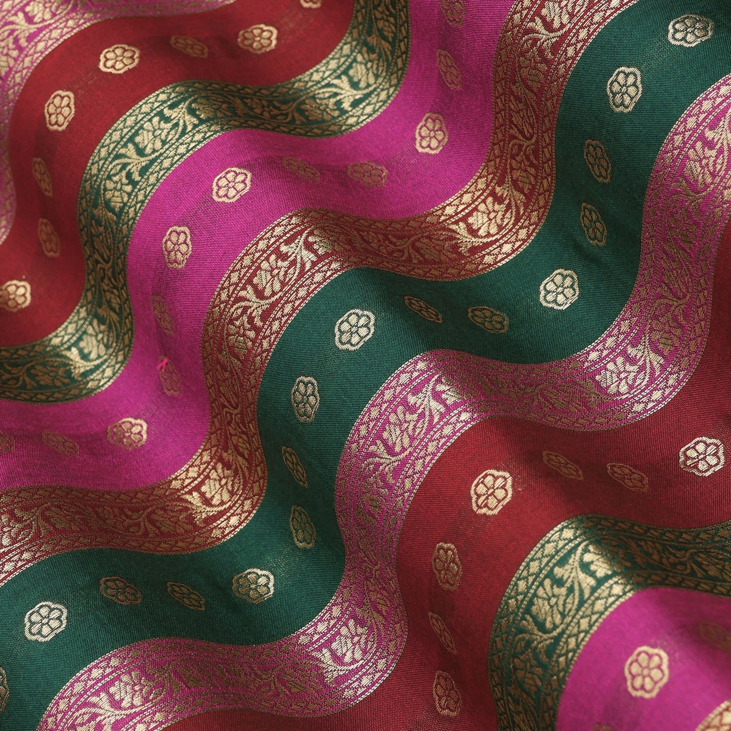 Multi Color Brocade Fabric