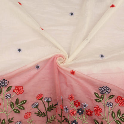 Mul Chanderi Embroidery Fabric