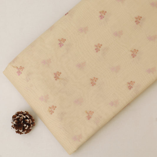 Chanderi Embroidery Fabric
