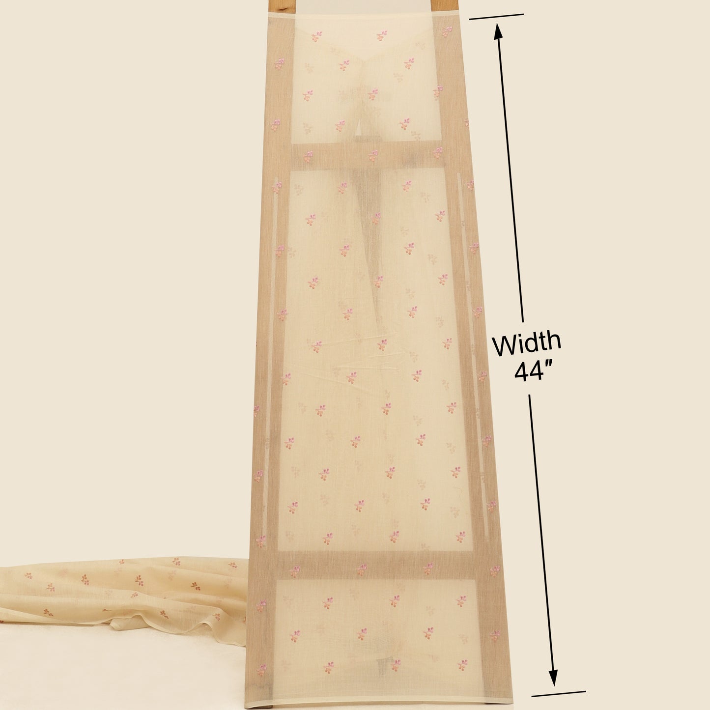 Chanderi Embroidery Fabric