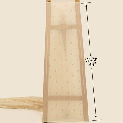 Chanderi Embroidery Fabric