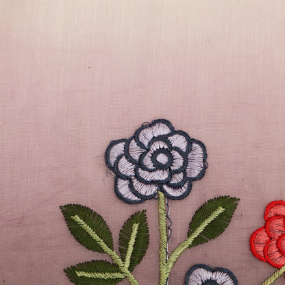 Mul Chanderi Embroidery Fabric