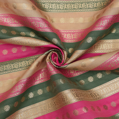 Multi Color Brocade Fabric