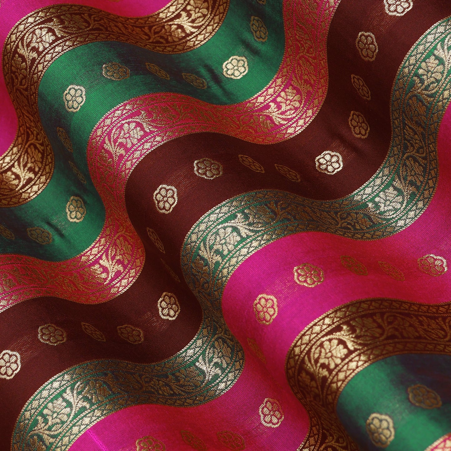 Multi Color Brocade Fabric