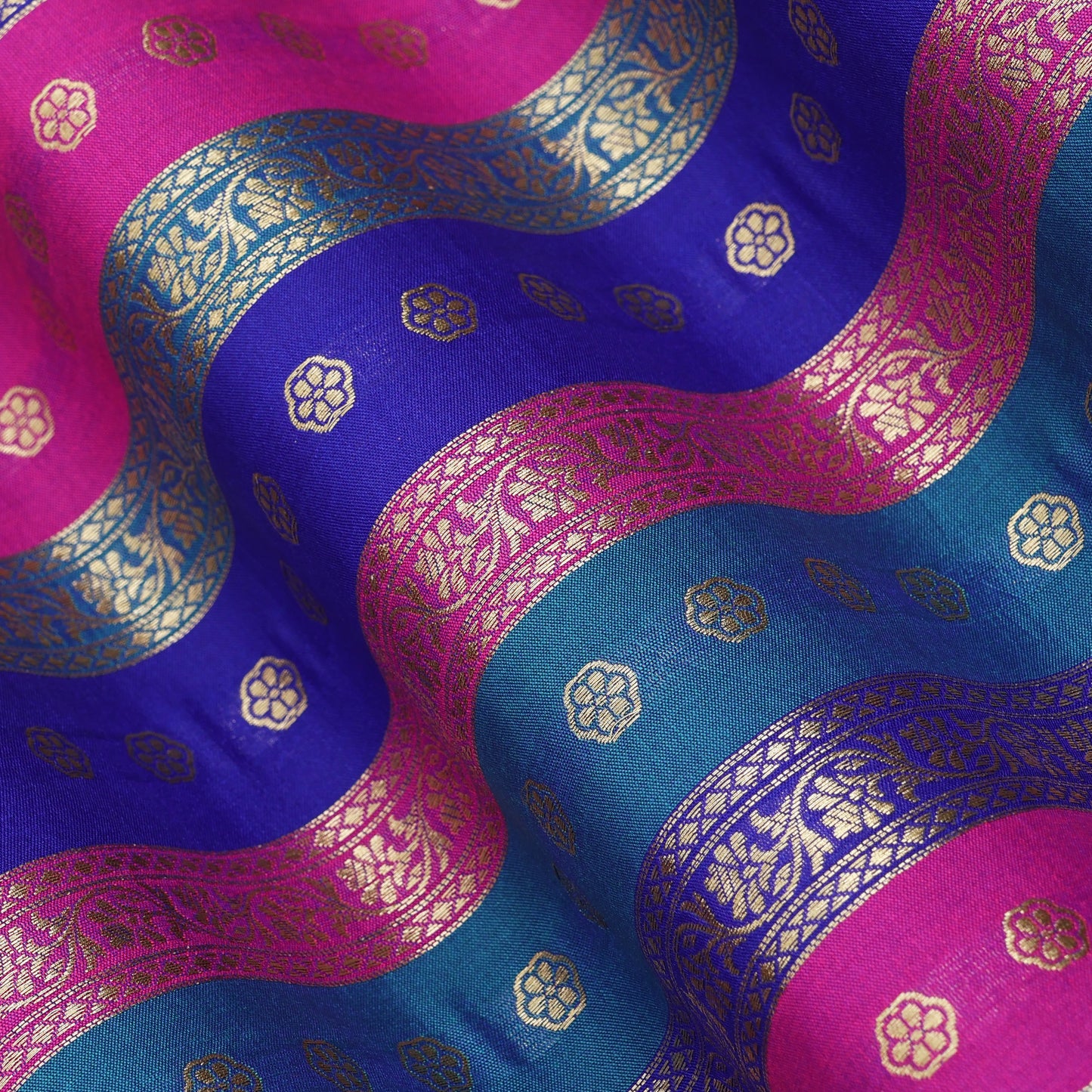 Multi Color Brocade Fabric