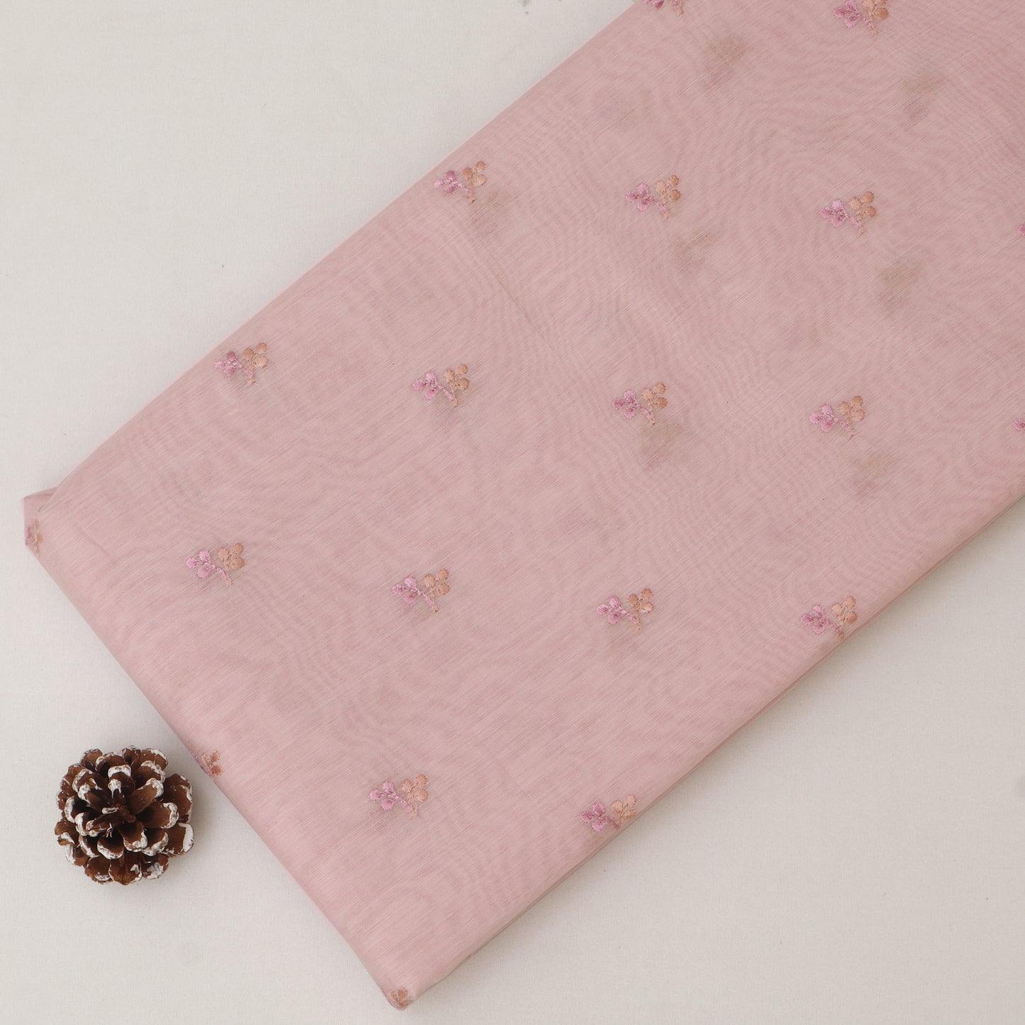 Chanderi Embroidery Fabric