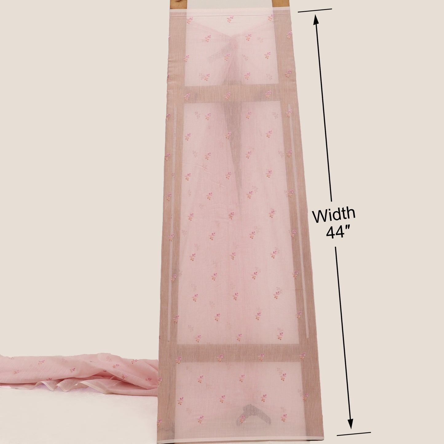 Chanderi Embroidery Fabric