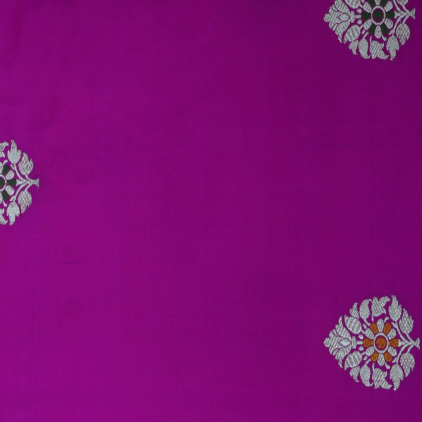 Purple Color Kadwa Meena Brocade Fabric