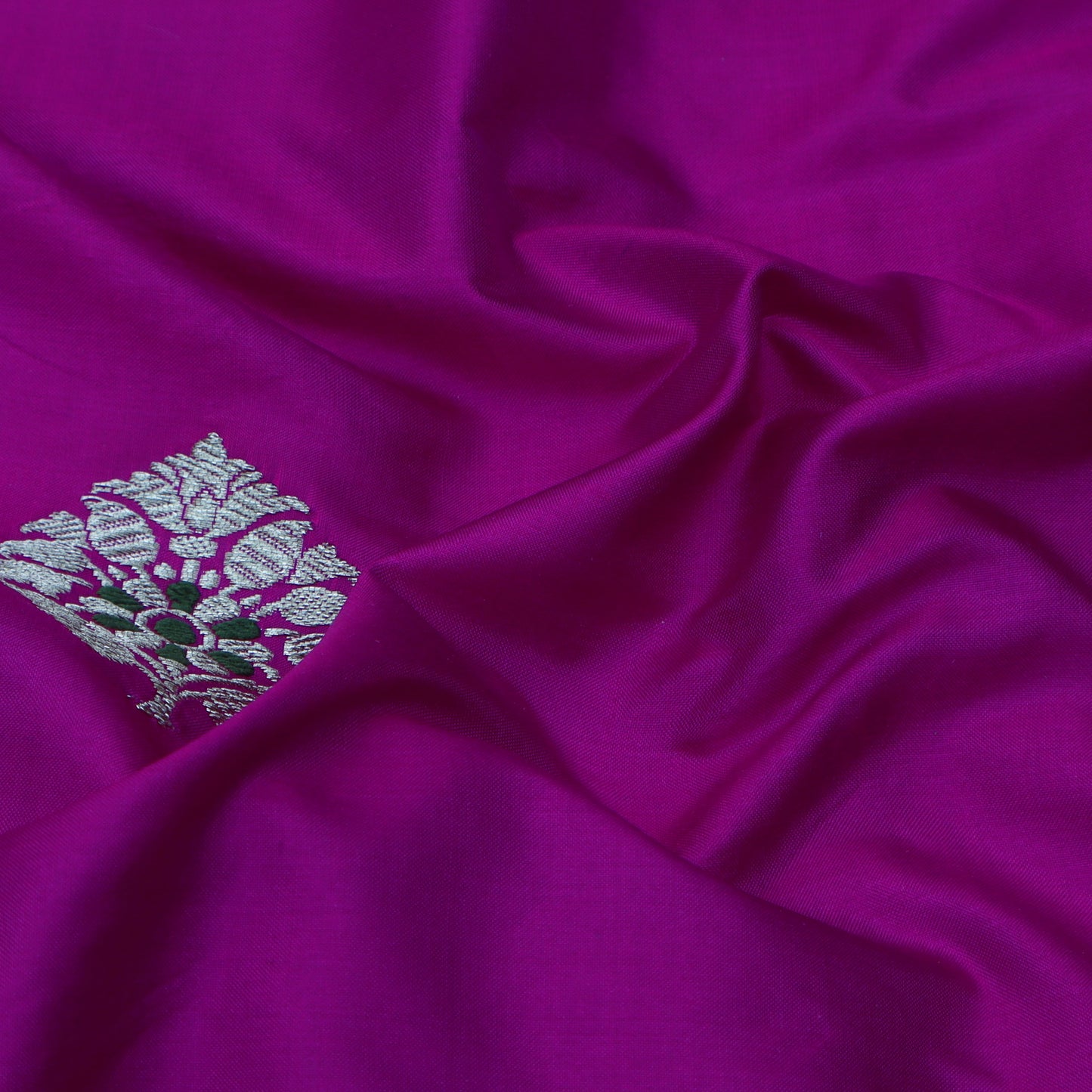 Purple Color Kadwa Meena Brocade Fabric