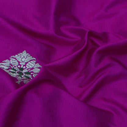 Purple Color Kadwa Meena Brocade Fabric