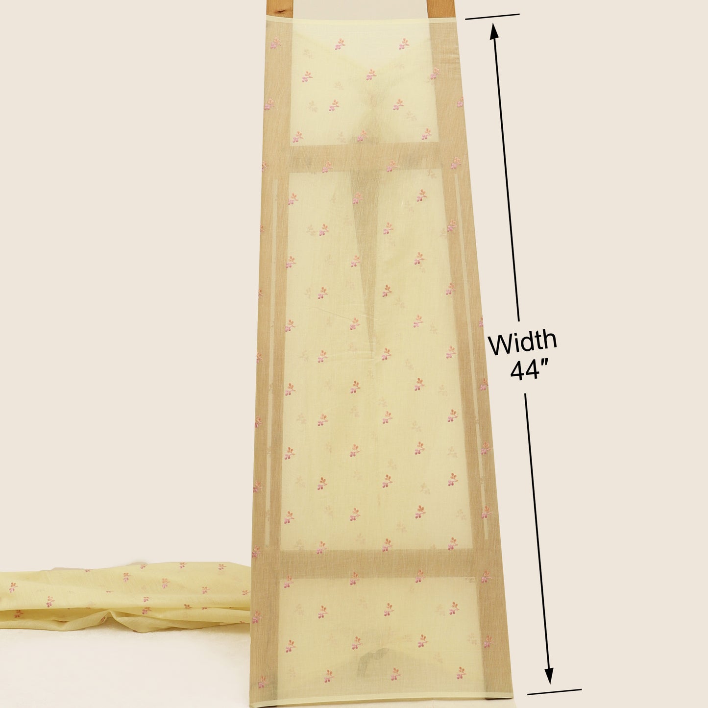 Chanderi Embroidery Fabric
