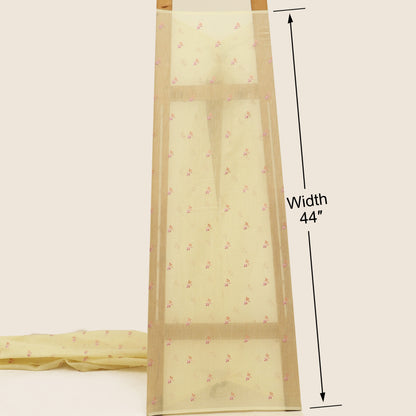 Chanderi Embroidery Fabric