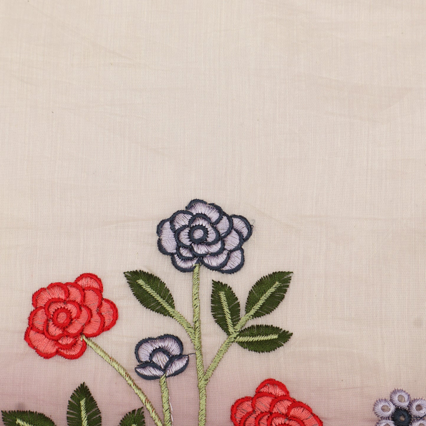Mul Chanderi Embroidery Fabric